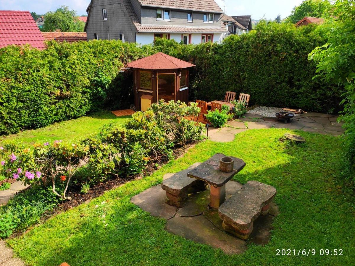 Ferienhaus Marre - Mit Grill, Feuerstelle Und Gartensauna Waldbrunn (Baden-Wurttemberg) Exterior foto